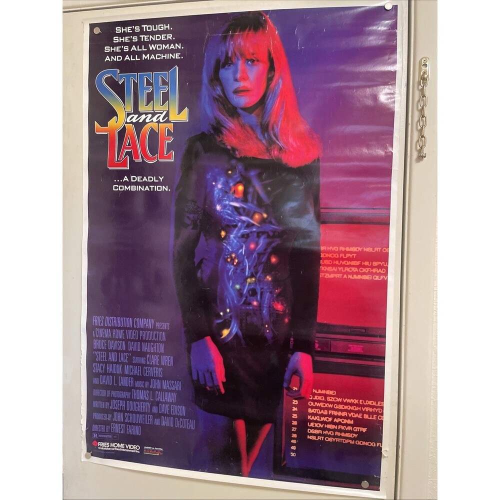 Steel And Lace Original Movie Poster 27”x40” Clare Wren